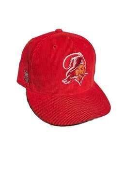 New Era 9FIFTY Tampa Bay Buccaneers Bucco Bruce Red Corduroy Snapback Hat
